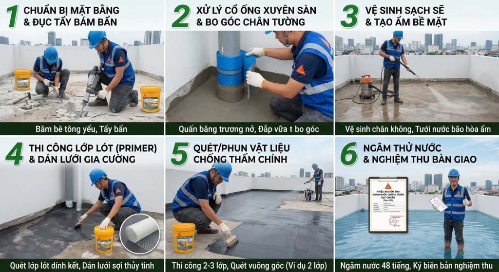 6 buoc chong tham 1