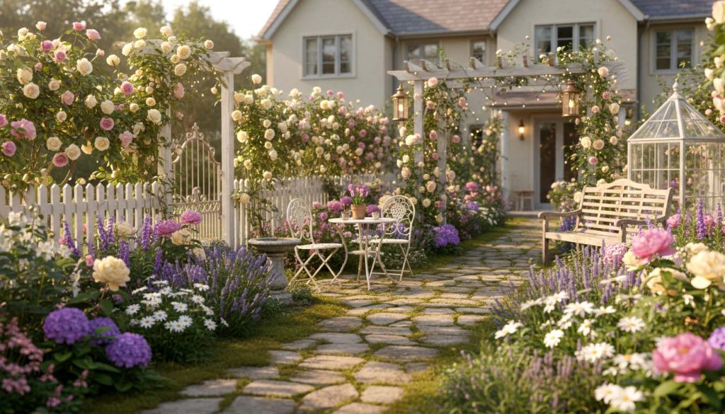 6. Phong Cach English Cottage Garden