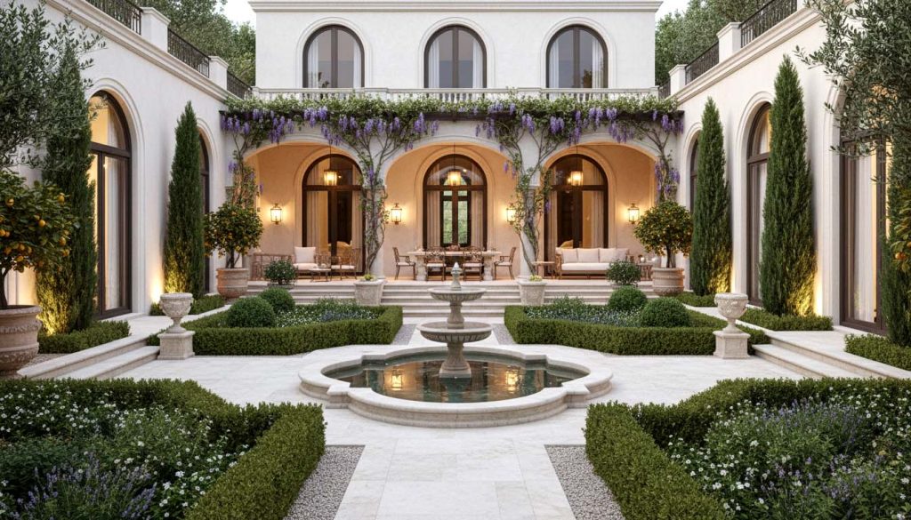 9. Phong Cach Formal Italian Garden